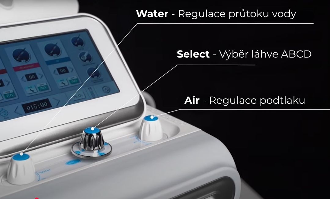 Kosmeticky pristroj hydrodermabraze 6v1